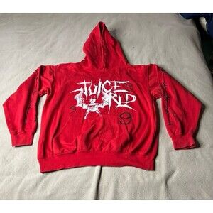 Juice WRLD Hoodie Size Medium Rap HipHop Music Men’s 999 Red Sweater